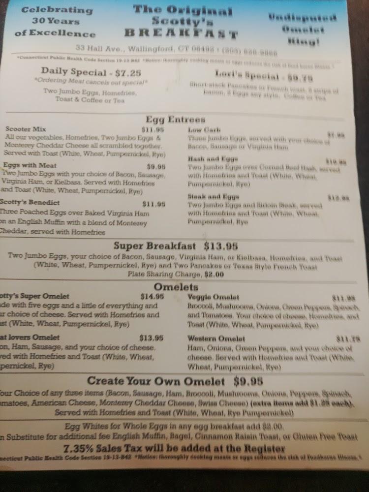 Scotty's Breakfast Menu image 2